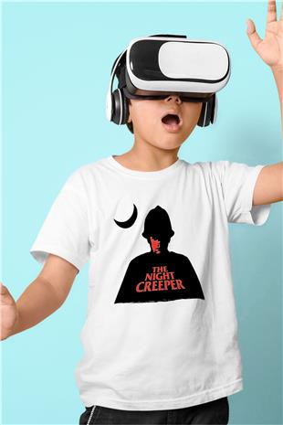 Uncle Acid Baskılı Beyaz Unisex Beyaz Çocuk Tişört - Tshirt