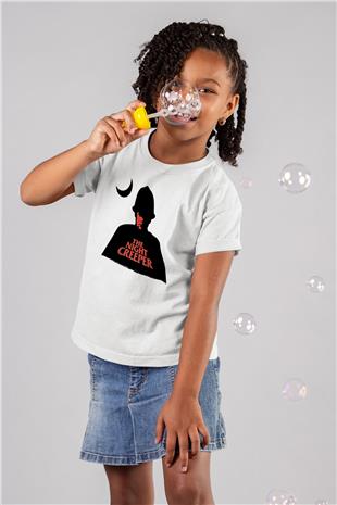 Uncle Acid Baskılı Beyaz Unisex Beyaz Çocuk Tişört - Tshirt