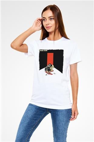 Uncle Acid Baskılı Unisex Beyaz Tişört - Tshirt