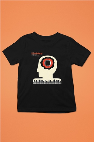 Uncle Acid Baskılı Unisex Siyah Çocuk Tişört - Tshirt