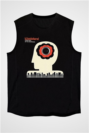 Uncle Acid Baskılı Unisex Siyah Kolsuz Tişört - Tshirt