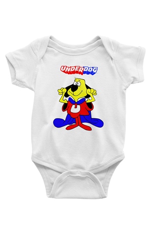 Underdog Beyaz Bebek Body - Zıbın
