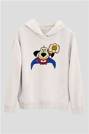 Underdog Beyaz Unisex Hoodie