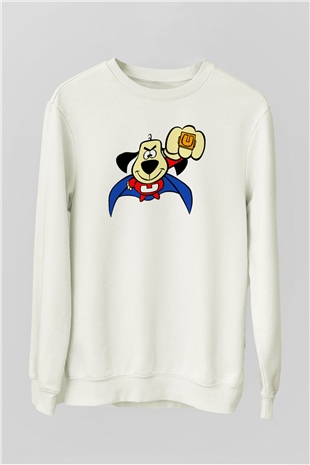Underdog Beyaz Unisex  Sweatshirt