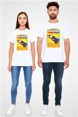 Underdog Beyaz Unisex Tişört