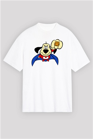Underdog Beyaz Oversize Tişört