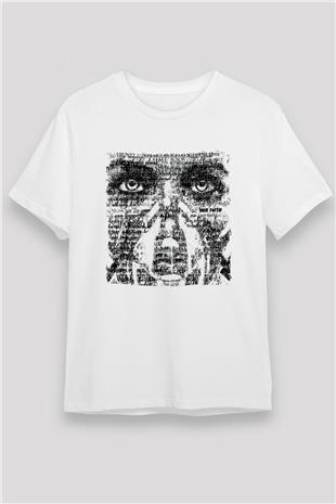 Underoath Baskılı Unisex Beyaz Tişört - Tshirt