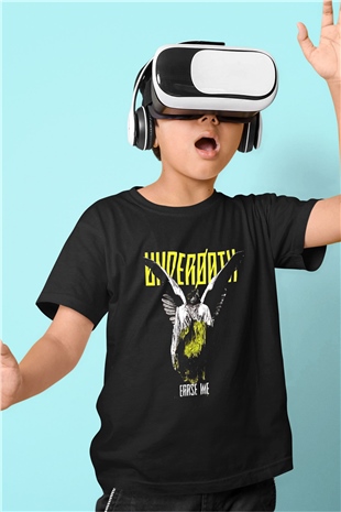 Underoath Baskılı Unisex Siyah Çocuk Tişört - Tshirt