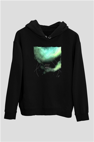 Underoath Baskılı Unisex Siyah Kapüşonlu Sweatshirt