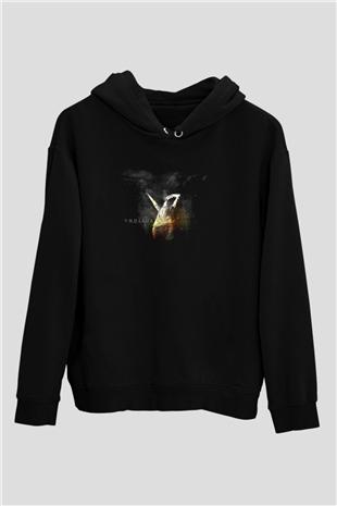 Underoath Baskılı Unisex Siyah Kapüşonlu Sweatshirt