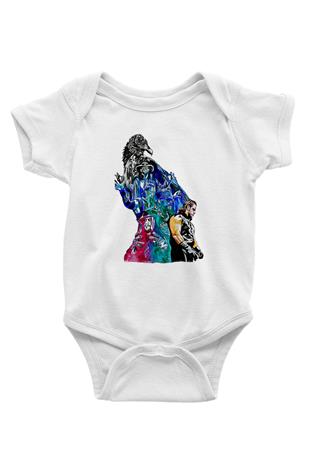 Undertaker Baskılı Beyaz Unisex Bebek Body - Zıbın