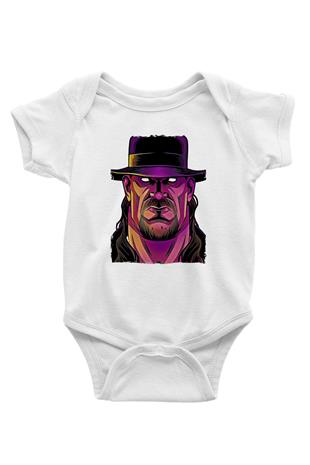 Undertaker Baskılı Beyaz Unisex Bebek Body - Zıbın