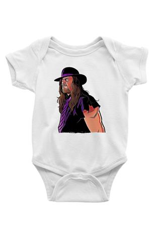 Undertaker Baskılı Beyaz Unisex Bebek Body - Zıbın