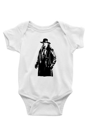 Undertaker Baskılı Beyaz Unisex Bebek Body - Zıbın