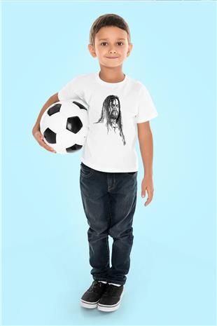 Undertaker Baskılı Beyaz Unisex Beyaz Çocuk Tişört - Tshirt