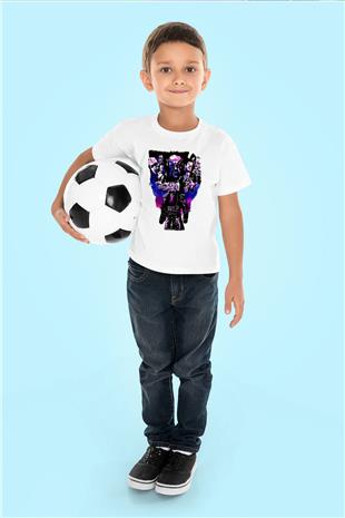 Undertaker Baskılı Beyaz Unisex Beyaz Çocuk Tişört - Tshirt