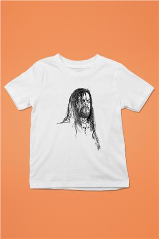 Undertaker Baskılı Beyaz Unisex Beyaz Çocuk Tişört - Tshirt