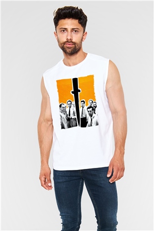 Unisex 12 Öfkeli Adam-12 Angry Men Baskılı Beyaz Kolsuz Tişört