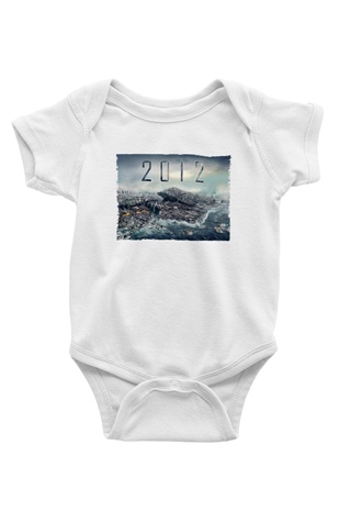 Unisex 2012 Baskılı Bebek Body - Zıbın