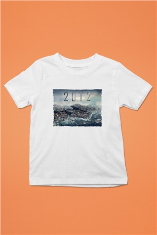 Unisex 2012 Baskılı Beyaz Çocuk Tshirt