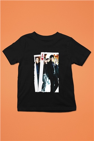 Unisex 21 Baskılı Siyah Çocuk Tişört