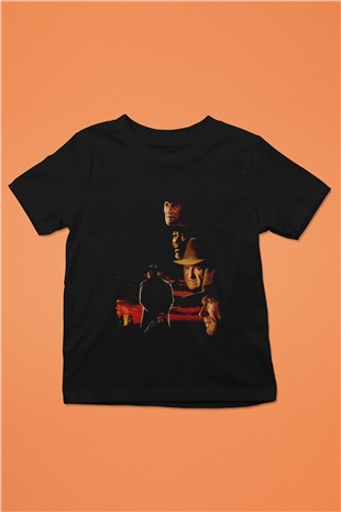 Unisex Affedilmeyen (Unforgiven) Baskılı Siyah Çocuk T-Shirt