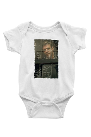 Unisex Akıl Oyunları - A Beautiful Mind Baskılı Bebek Body - Zıbın