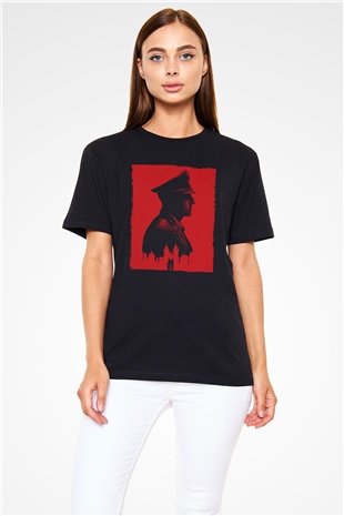 Anthropoid Baskılı Siyah T-shirt