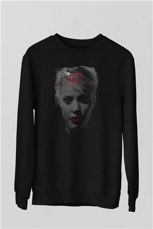 Unisex Aşk Yemini (The Vow) Baskılı Siyah Sweatshirt