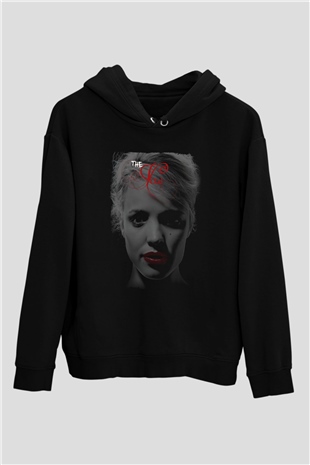 Unisex Aşk Yemini (The Vow) Baskılı Siyah Kapüşonlu Sweatshirt