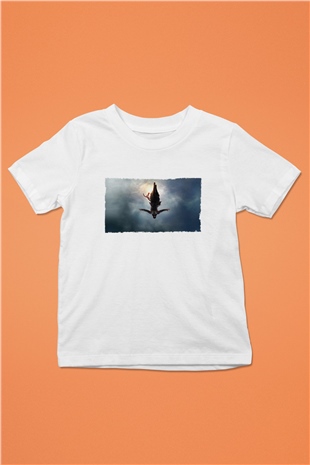 Unisex Assassins Creed Baskılı Beyaz Çocuk Tişört