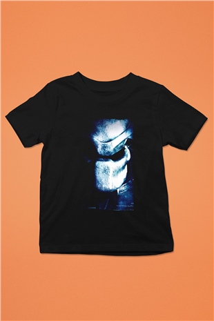 Unisex Av (Predator) Baskılı Siyah Çocuk Tshirt