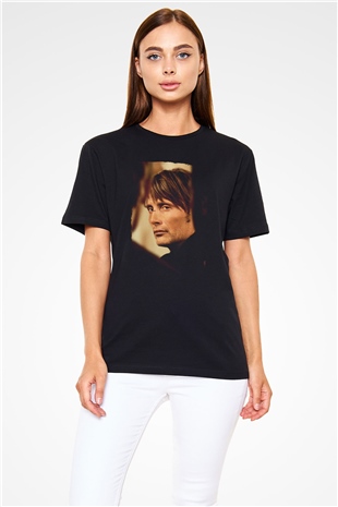 Av (The Hunt) Baskılı Siyah Tshirt