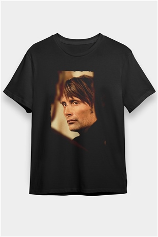 Av (The Hunt) Baskılı Siyah Tshirt