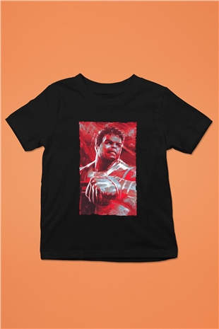 Unisex Avengers Endgame Baskılı Siyah Çocuk Tişört