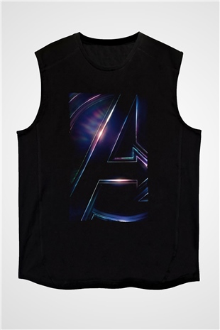 Unisex Avengers Infinity War - Sonsuzluk Savaşı Siyah Kolsuz Tişört