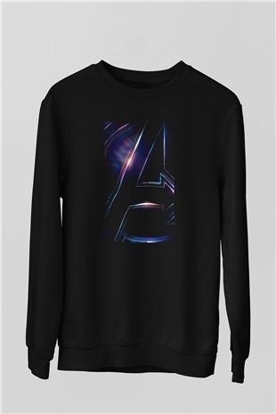 Unisex Avengers Infinity War - Sonsuzluk Savaşı Siyah Sweatshirt