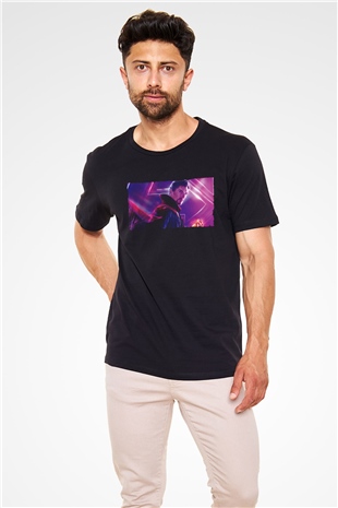 Avengers Sonsuzluk Savaşı Baskılı Siyah Tshirt