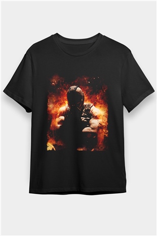 Bane Baskılı Siyah T-Shirt