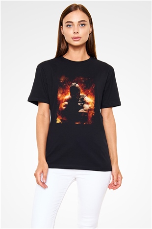 Bane Baskılı Siyah T-Shirt