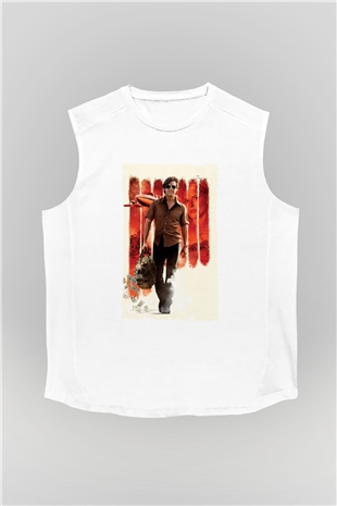 Unisex Barry Seal - Kaçakçı - American Made Baskılı Beyaz Kolsuz Tişört