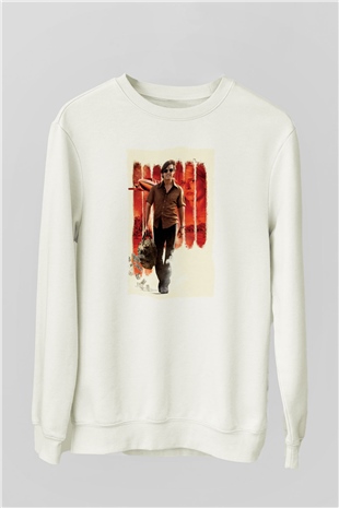 Unisex Barry Seal - Kaçakçı - American Made Baskılı Beyaz Sweatshirt