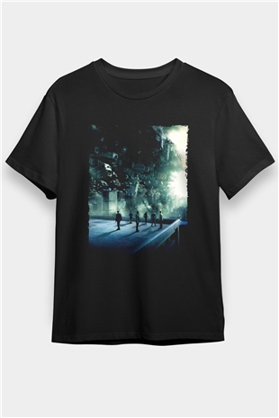 Başlangıç (Inception) Baskılı Siyah Tshirt