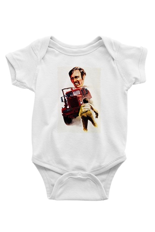 Unisex Belâ (Duel) Baskılı Bebek Body - Zıbın