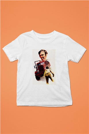 Unisex Belâ (Duel) Baskılı Beyaz Çocuk Tshirt