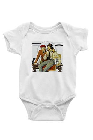 Unisex Belalılar (The Sting) Baskılı Bebek Body - Zıbın
