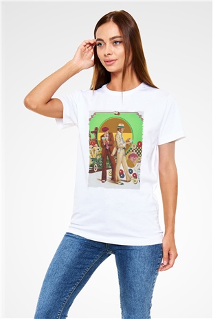 Belalılar (The Sting) Baskılı Beyaz T-shirt