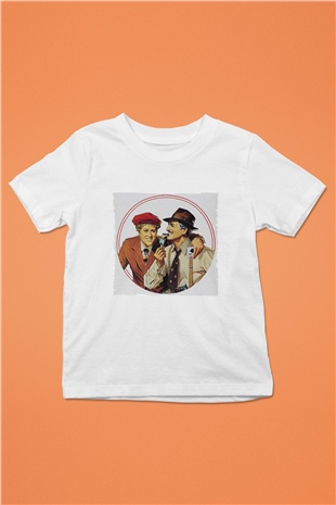 Unisex Belalılar (The Sting) Baskılı Beyaz Çocuk Tişört