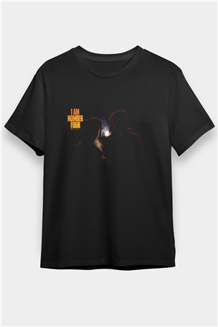 Ben Dört Numara (I Am Number Four) Baskılı Siyah Tshirt