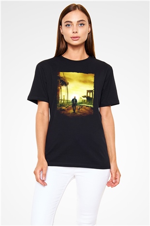 Ben Efsaneyim (I Am Legend) Baskılı Siyah Tshirt